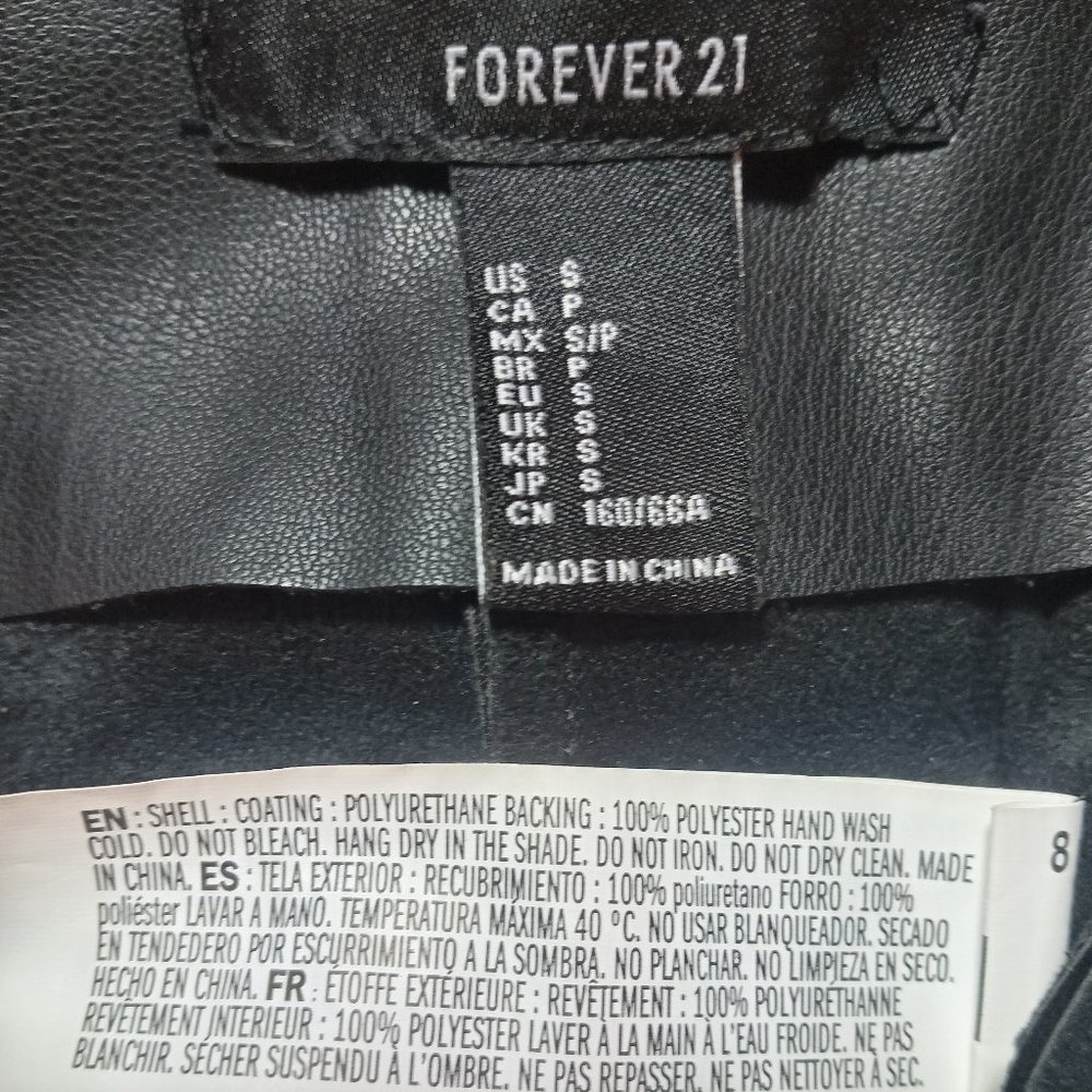 Straps Mini Skirt Pleather Goth Punk - Picture 4 of 5